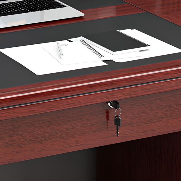 120cm Modern Executive Director's Desk with a minimalist design, durable surface, and ample workspace for office tasks.