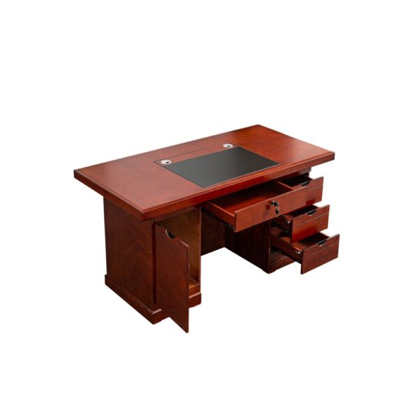 120cm Executive Office Computer Desk with ample storage and sleek design, ideal for home or office use.