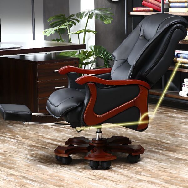 Executive Staff Upholstered Study Chair with ergonomic design, padded seat, and durable upholstery for comfort and support.