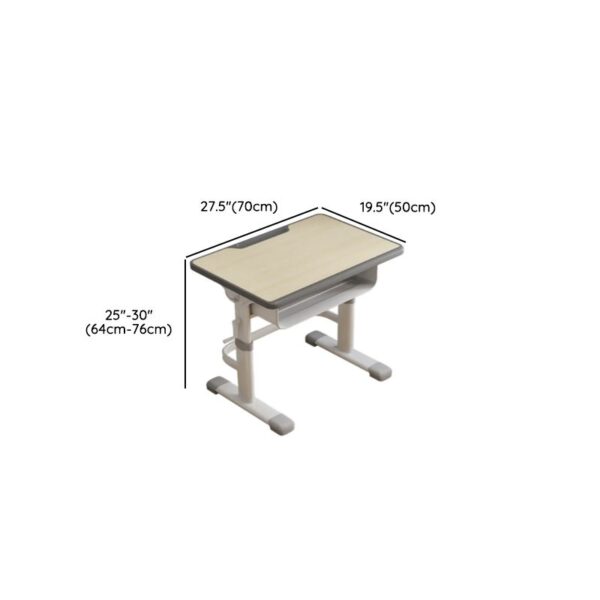 Height-adjustable Children Computer Desk with spacious tabletop and ergonomic design for growing kids, perfect for study or computer use.