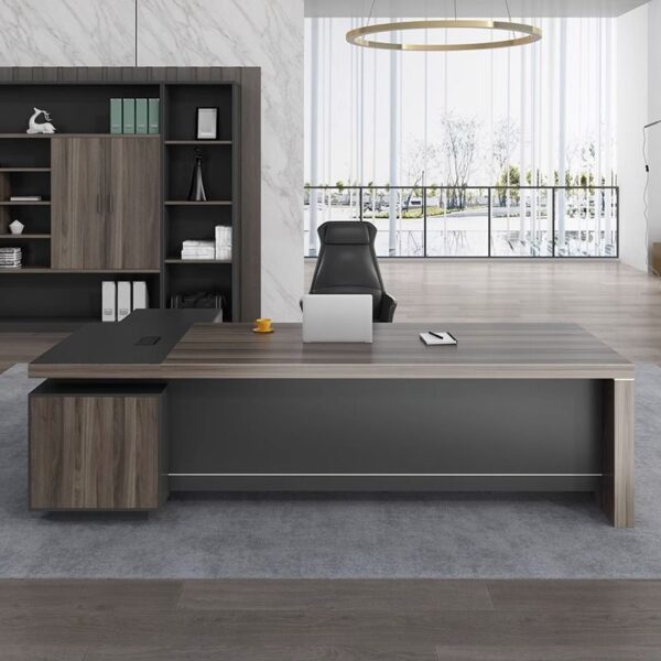 1.6 Meters L-Fashion Executive Office Desk with L-shaped design, offering spacious workspace and modern style