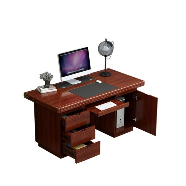 120cm Executive Wooden Office Table featuring a sleek design, spacious work surface, and sturdy wood construction, perfect for professional office environments.