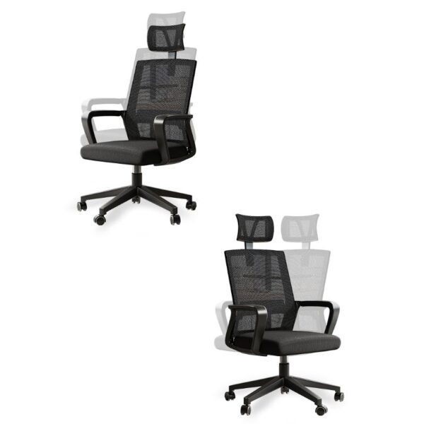 Mesh Back-friendly Office Chair with ergonomic design and adjustable features for all-day comfort.