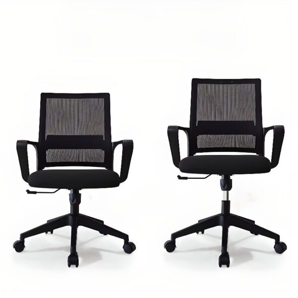 Mid Back Mesh Office Desk Chair with breathable mesh back, lumbar support, and adjustable features.