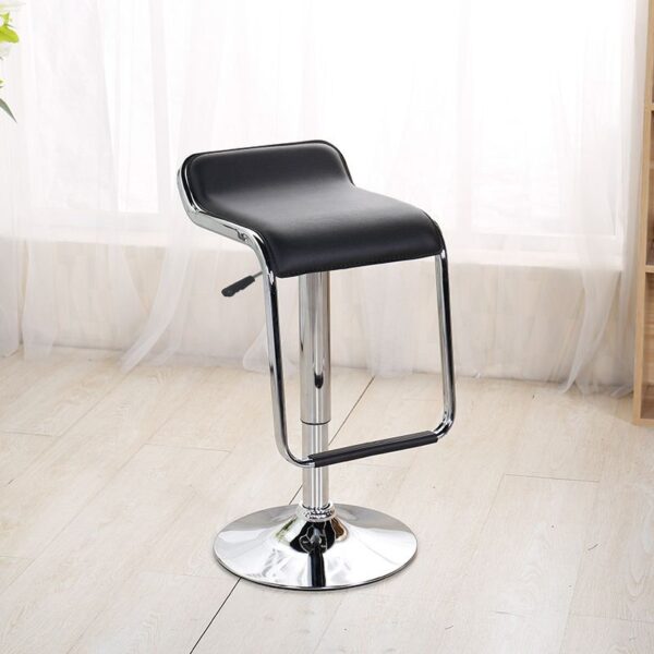 PU Leather Multi-levelled Barstool with cushioned seat, adjustable height, and sleek PU leather upholstery, ideal for bars and kitchen counters.