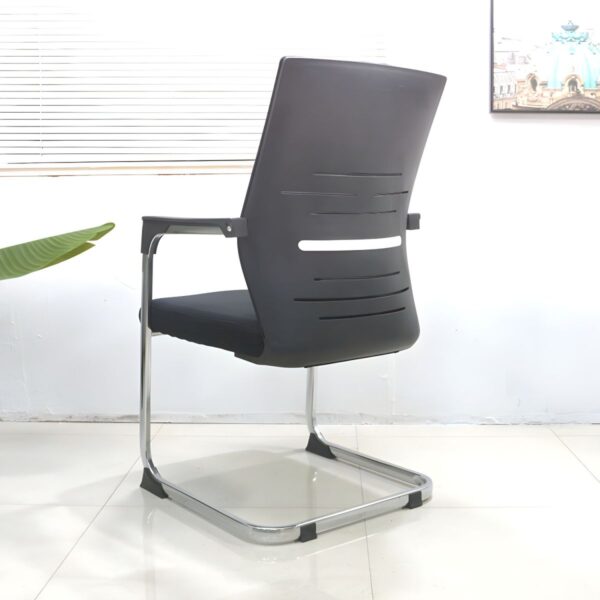 High Back Visitor Waiting Office Chair with sturdy frame and comfortable upholstery, ideal for office reception areas and waiting rooms.