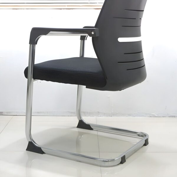 High Back Visitor Waiting Office Chair with sturdy frame and comfortable upholstery, ideal for office reception areas and waiting rooms.