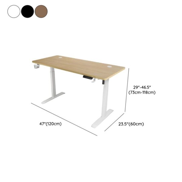 160cm Ergonomic Electric Work Desk with electric height adjustment, providing comfort, better posture, and a spacious surface for efficient work in a modern setting.