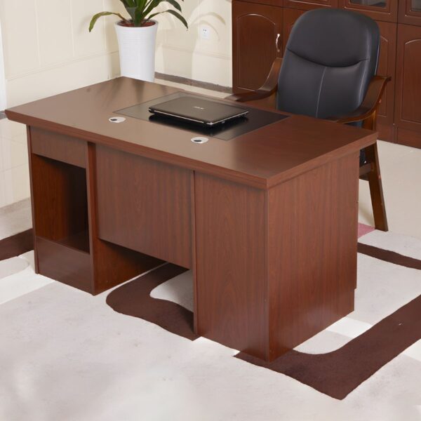 120cm Executive Wooden Office Desk with spacious surface, functional drawers, and elegant finish, perfect for professional and home offices.