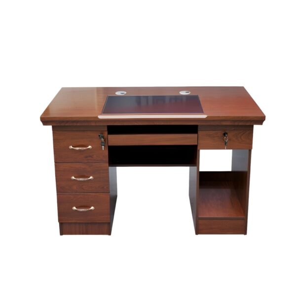 120cm Executive Wooden Office Desk with spacious surface, functional drawers, and elegant finish, perfect for professional and home offices.