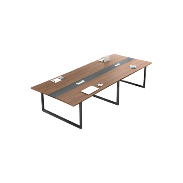 240cm wooden boardroom table with sleek surface and sturdy frame, perfect for professional meetings and conferences.