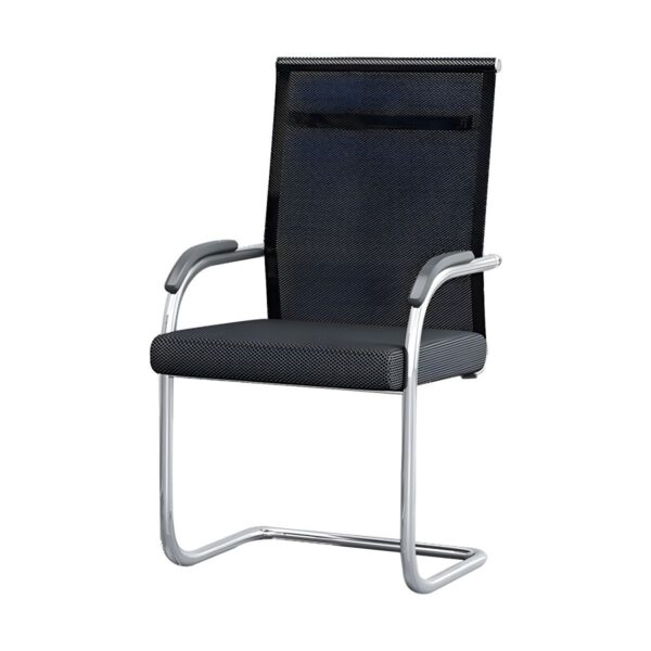 Office Mesh Conference Room Chair with breathable mesh back, ergonomic design, and adjustable features, perfect for office and meeting spaces.