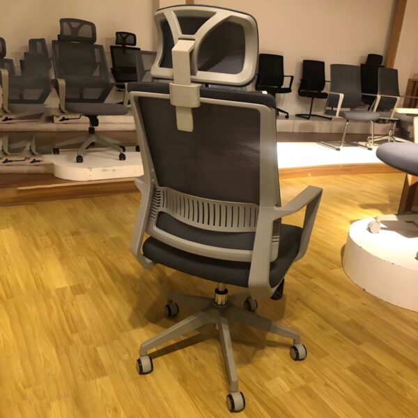 Office Computer Chair High Back with ergonomic design, adjustable height, padded armrests, and smooth-rolling wheels for ultimate comfort and support.