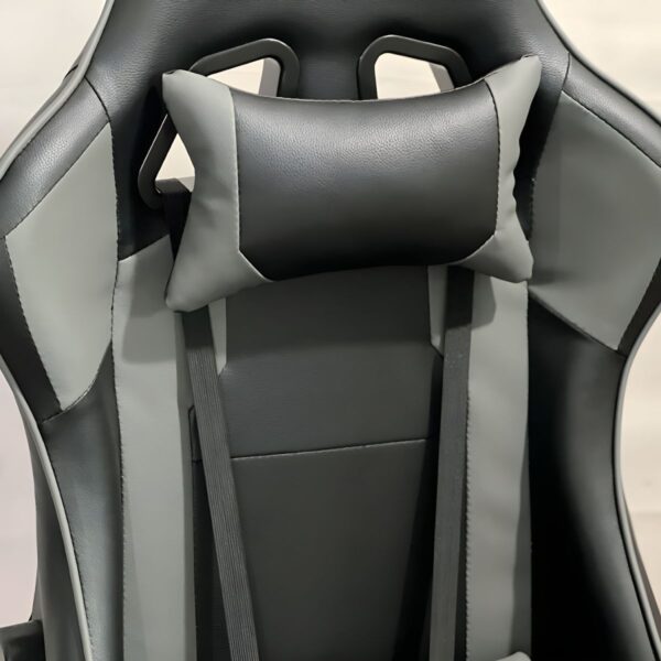 Office Leather Modern Gaming Chair with ergonomic design, adjustable features, and smooth-rolling casters for ultimate comfort in both work and gaming settings.