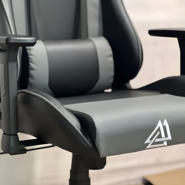 Office Leather Modern Gaming Chair with ergonomic design, adjustable features, and smooth-rolling casters for ultimate comfort in both work and gaming settings.