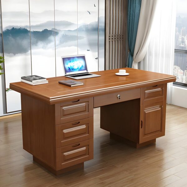 "120cm Office Executive Desk with sleek design and spacious work surface, ideal for modern office setups."