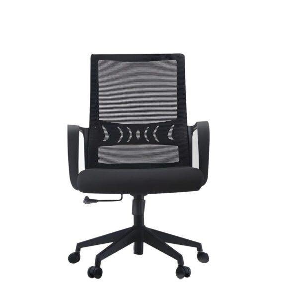 Office Captain Mesh Desk Chair with ergonomic design, breathable mesh back, adjustable armrests, and smooth-rolling casters.