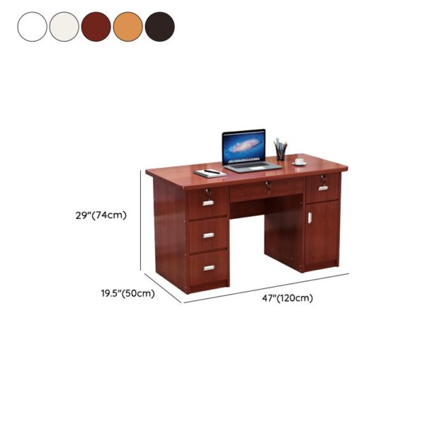 Office Executive Boss Desk 120cm with a sleek rectangular design, spacious surface, and sturdy frame, perfect for modern workspaces.