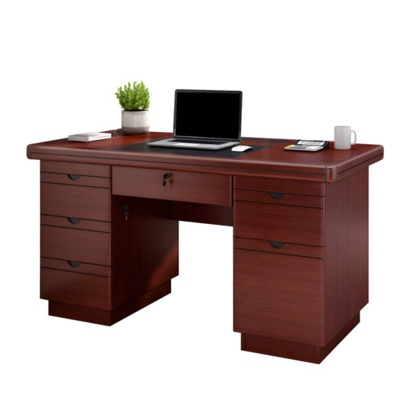 120cm Office Executive Desk featuring a sleek design, spacious surface, and built-in storage, ideal for home offices and professional workspaces.