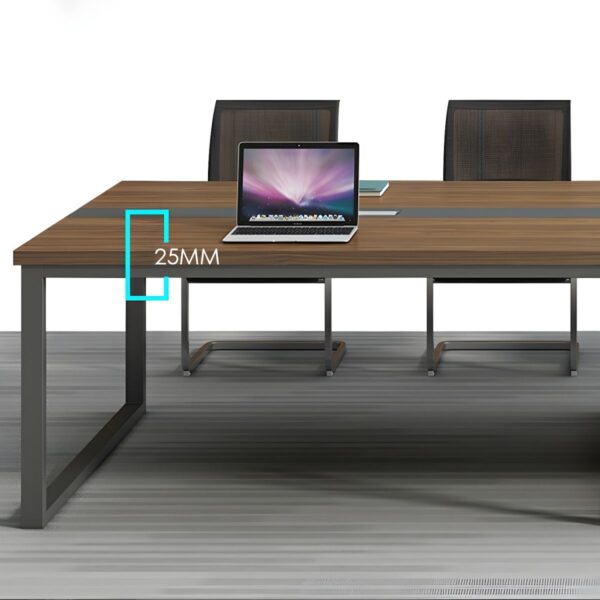 2.4-meter Office Boardroom Table with sleek design and ample space for meetings.