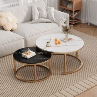 Office Modern Coffee Table with sleek design and spacious top, perfect for organizing items and enhancing the style of your office or living space.