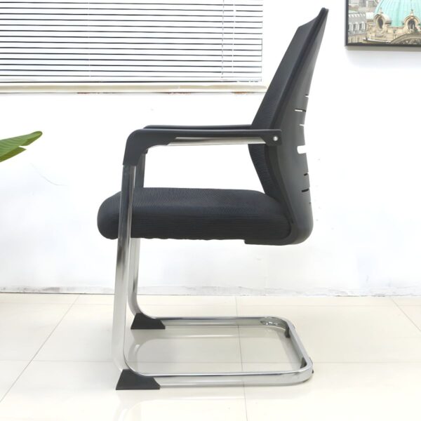 High Back Visitor Waiting Office Chair with sturdy frame and comfortable upholstery, ideal for office reception areas and waiting rooms.