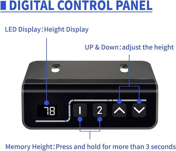 140cm Ergonomic Sit-Stand Computer Desk with height adjustment, promoting better posture and comfort in the workspace.