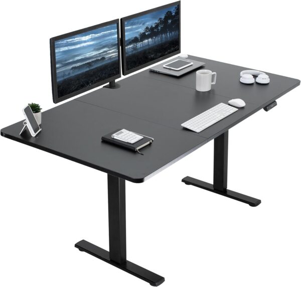 140cm Memory Controller Standing Desk with adjustable height and spacious surface for improved ergonomics and comfort.