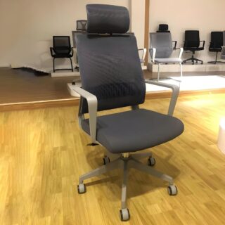 Office Computer Chair High Back with ergonomic design, adjustable height, padded armrests, and smooth-rolling wheels for ultimate comfort and support.