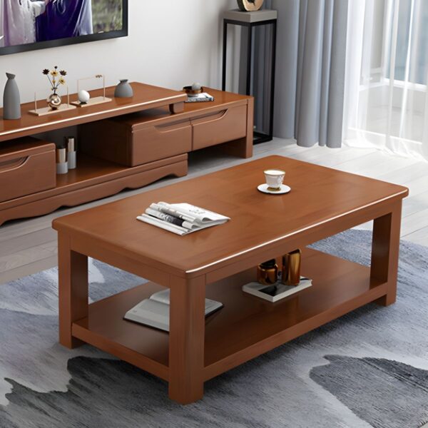 Office Mahogany Coffee Table with a sleek design and durable construction, adding elegance and functionality to any office space.