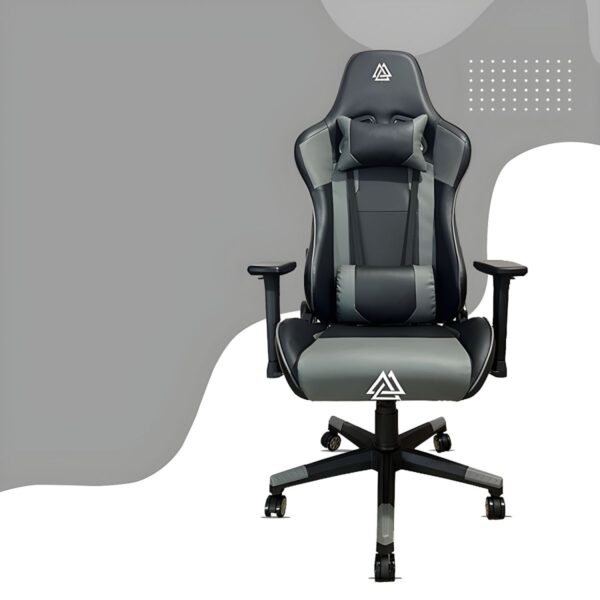 Office Leather Modern Gaming Chair with ergonomic design, adjustable features, and smooth-rolling casters for ultimate comfort in both work and gaming settings.