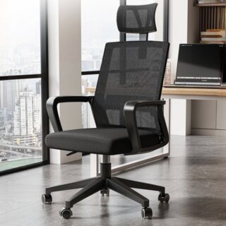 Mesh Back-friendly Office Chair with ergonomic design and adjustable features for all-day comfort.