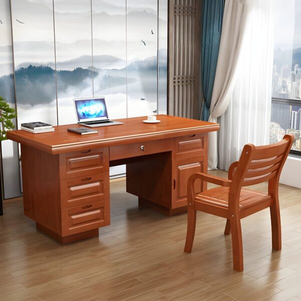 "120cm Office Executive Desk with sleek design and spacious work surface, ideal for modern office setups."