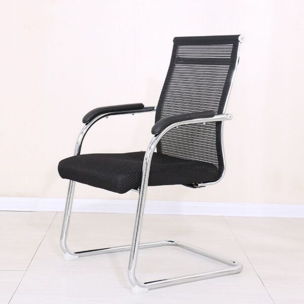 Mesh Mid Back Guest Waiting Chair with breathable back, ergonomic design, and comfortable seating for offices or waiting areas.