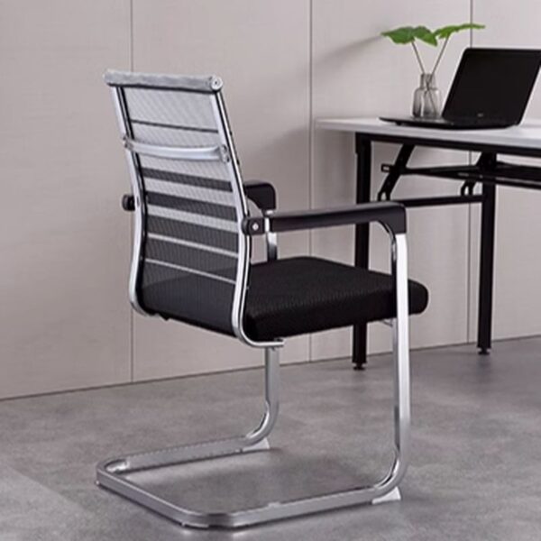 Office Conference Room Chair with ergonomic design, adjustable height, padded seat, and smooth-rolling casters for comfort and support during meetings.