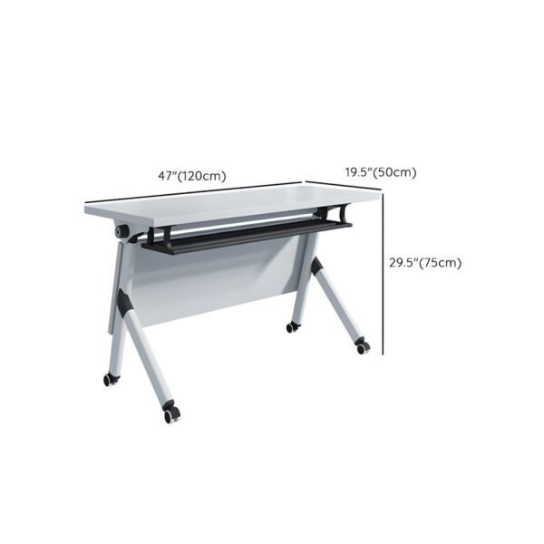 120cm Office Foldable Table with modern design and foldable trestle base, perfect for work, meetings, or events.