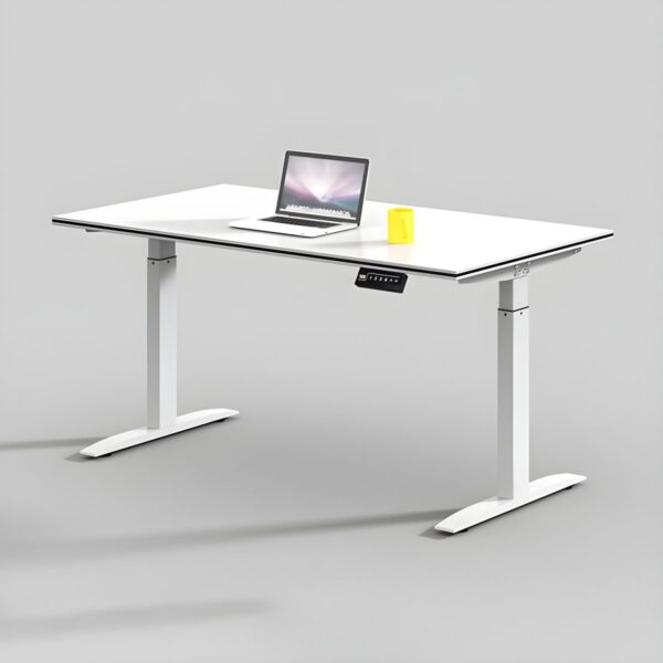 120cm Office Electric Standing Desk with adjustable height and modern design, perfect for promoting comfort and productivity in the workspace.