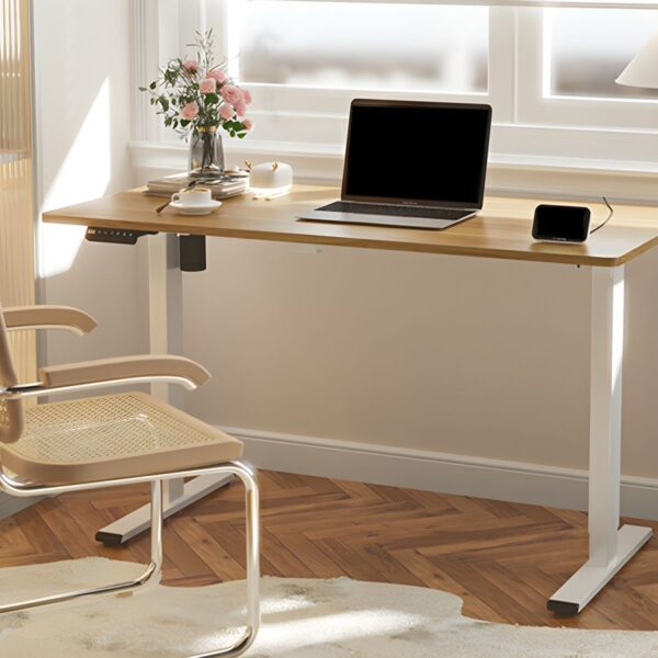 Office Standing Desk 160cm with adjustable height and spacious work surface.