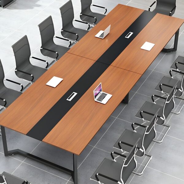 240cm Office Boardroom Table with spacious surface and durable construction, ideal for meetings and conferences.