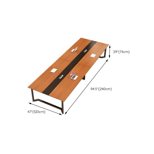 240cm Office Boardroom Table with spacious surface and durable construction, ideal for meetings and conferences.