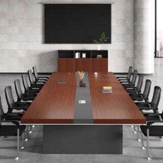 Office Boardroom Table 3-Meters with sleek design, spacious surface, and sturdy construction, perfect for corporate meetings and conferences.