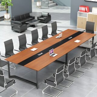 240cm Office Boardroom Table with spacious surface and durable construction, ideal for meetings and conferences.