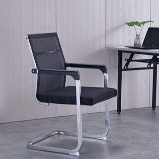 Office Conference Room Chair with ergonomic design, adjustable height, padded seat, and smooth-rolling casters for comfort and support during meetings.