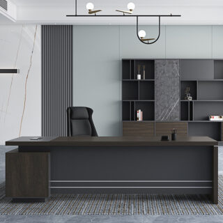 Command Attention, Drive Productivity Redefine your workspace with the 1.8 Meter Executive Office Desk, designed to make a bold statement while offering functional excellence. With a generous desktop, refined finishes, and integrated storage solutions, this desk is ideal for executives, managers, and professionals who demand both style and performance. Whether in a corporate office or a high-end home setup, this desk enhances focus, organization, and executive presence. Spacious Desktop for Seamless Workflow With a width of 1800mm (1.8 meters), this desk provides a wide surface to accommodate multiple monitors, documents, desktop organizers, and more — without feeling cluttered. The expansive layout makes multitasking easier, whether you're in meetings, reviewing reports, or working on creative projects. Its generous surface area encourages a clean, organized workspace, boosting both efficiency and confidence. Sophisticated Design Meets Lasting Durability Crafted with high-quality engineered wood, MDF, or laminated veneer, the 1.8m executive desk is built to withstand daily wear while maintaining a premium, professional appearance. Its scratch- and stain-resistant surface ensures longevity, while elegant finishes such as walnut, espresso, matte black, or oak help complement any office décor. Optional features like modesty panels, metal legs, or wooden frames add structure and sophistication to your setup. Integrated Storage and Cable Management This desk doesn’t just look good — it works smart, too. Choose models with lockable drawers, filing cabinets, or side returns for extra storage. Built-in cable management holes or grommets help keep wires tidy and out of sight, so your workspace stays clean and distraction-free. Key Features 📏 Spacious 1.8-Meter Desktop: Ideal for executive offices and multi-device setups. 🪵 Premium Construction: Built from engineered wood or MDF with durable, laminated finishes. 🗄️ Integrated Storage Options: Includes drawers or return cabinets for files and supplies. 🧼 Scratch & Stain Resistant: Easy-to-clean surfaces ensure a polished look at all times. 🎨 Executive Finishes: Available in walnut, espresso, black, white, oak, and more. 🔐 Secure Storage (Optional): Lockable drawers for confidential documents and personal items. 🧩 Cable Management: Grommets or cable channels help maintain a clutter-free desktop. 🪑 Ergonomic Design: Standard 750mm height for optimal comfort with office chairs. 🛠️ Easy Assembly: Shipped flat-packed with instructions or available with professional installation. Perfect for Leadership Offices, Corporate Suites & Home Workspaces From C-suite offices to high-end home setups, the 1.8 Meter Executive Desk fits seamlessly into any professional environment. Its combination of spaciousness, sophistication, and storage makes it ideal for anyone needing an organized, stylish workspace that supports productivity.