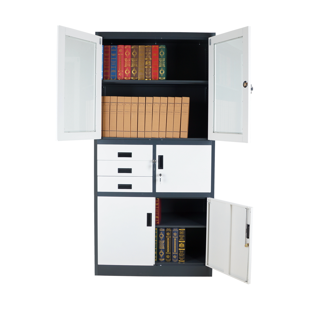 2-Door Office Cabinet with Safe - Image 3