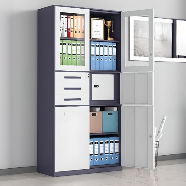 2-Door Office Cabinet with Safe - Image 10