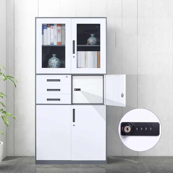 2-Door Office Cabinet with Safe - Image 7