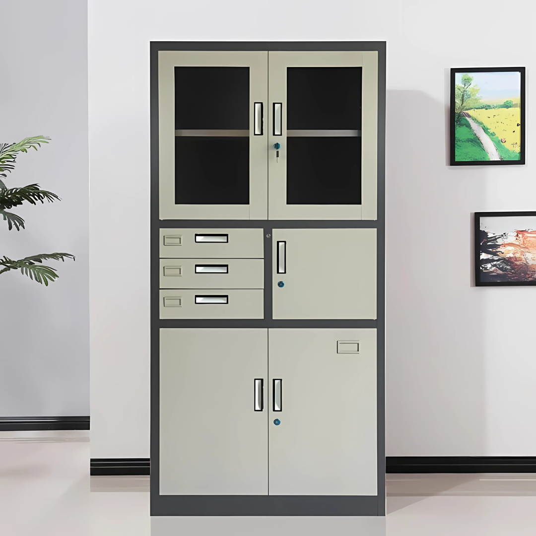 2-Door Office Cabinet with Safe - Image 11