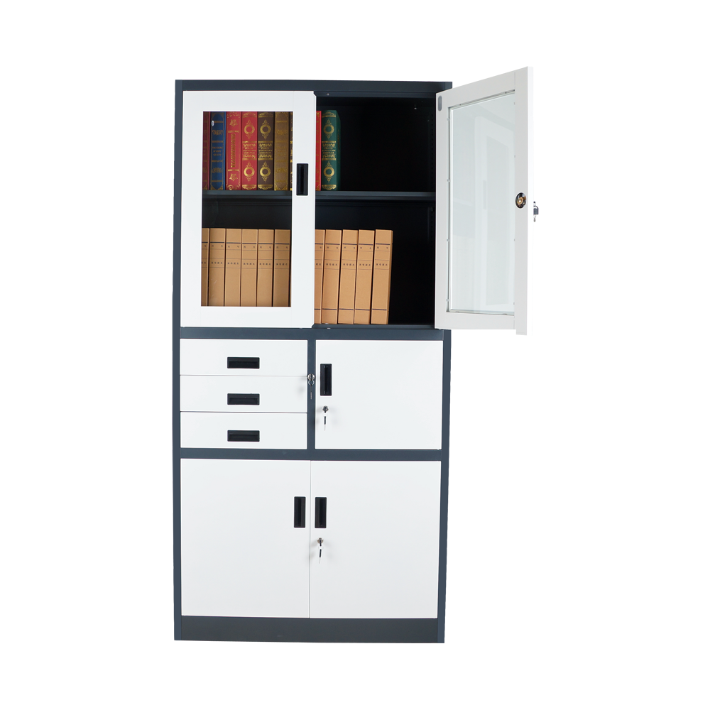 2-Door Office Cabinet with Safe - Image 4