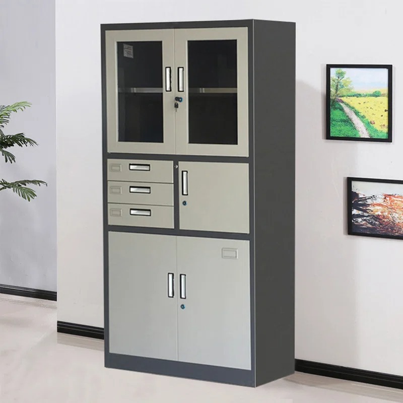 2-Door Office Cabinet with Safe - Image 5
